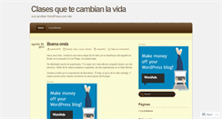 Desktop Screenshot of clasesportugues.wordpress.com