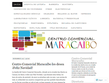 Tablet Screenshot of centrocomercialmaracaibo.wordpress.com