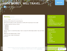 Tablet Screenshot of havemoneywilltravel.wordpress.com