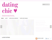 Tablet Screenshot of datingchic.wordpress.com