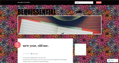 Desktop Screenshot of bequissential.wordpress.com