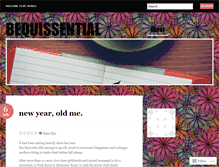 Tablet Screenshot of bequissential.wordpress.com