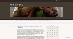 Desktop Screenshot of chefeye.wordpress.com