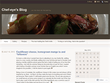 Tablet Screenshot of chefeye.wordpress.com