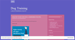 Desktop Screenshot of mariusdogtraining.wordpress.com