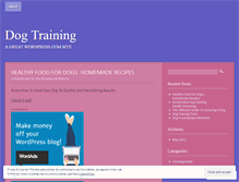 Tablet Screenshot of mariusdogtraining.wordpress.com