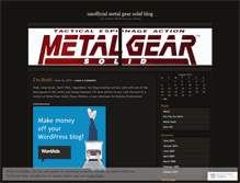 Tablet Screenshot of mgs13.wordpress.com