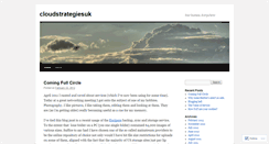 Desktop Screenshot of cloudstrategiesuk.wordpress.com