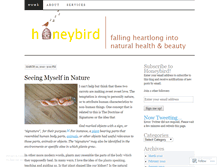 Tablet Screenshot of ohoneybird.wordpress.com