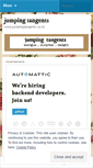 Mobile Screenshot of jumpingtangents.wordpress.com