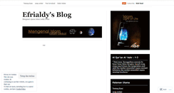 Desktop Screenshot of efrialdy.wordpress.com