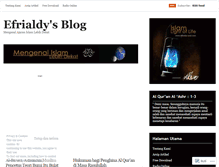 Tablet Screenshot of efrialdy.wordpress.com