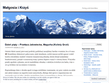 Tablet Screenshot of malgosiaikrzys.wordpress.com