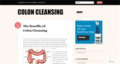 Desktop Screenshot of coloncleansing4health.wordpress.com