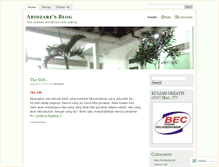 Tablet Screenshot of abidzare.wordpress.com