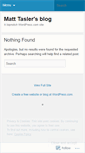 Mobile Screenshot of mtasler1997.wordpress.com
