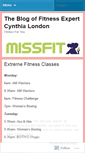 Mobile Screenshot of missfit79.wordpress.com