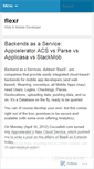 Mobile Screenshot of flexr.wordpress.com