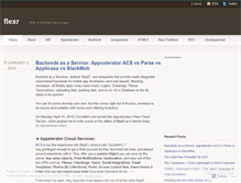 Tablet Screenshot of flexr.wordpress.com