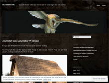 Tablet Screenshot of oldbarnowl.wordpress.com