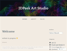 Tablet Screenshot of jdpeek.wordpress.com