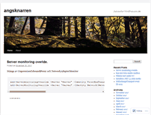 Tablet Screenshot of angsknarren.wordpress.com