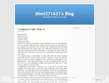 Tablet Screenshot of mimi271621.wordpress.com