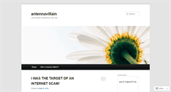 Desktop Screenshot of antennavillain.wordpress.com