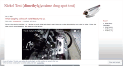 Desktop Screenshot of nickeltest.wordpress.com