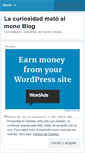 Mobile Screenshot of lacuriosidadmatoalmono.wordpress.com