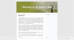 Desktop Screenshot of jillmcgill.wordpress.com