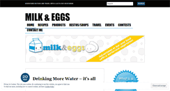 Desktop Screenshot of milkandeggs.wordpress.com