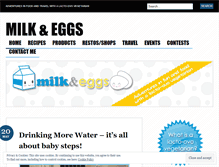 Tablet Screenshot of milkandeggs.wordpress.com