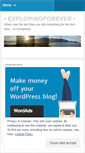 Mobile Screenshot of exploringforever.wordpress.com