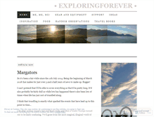 Tablet Screenshot of exploringforever.wordpress.com