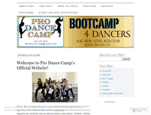 Tablet Screenshot of pdcbootcamp.wordpress.com