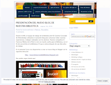 Tablet Screenshot of bibliotecaiescarolina.wordpress.com