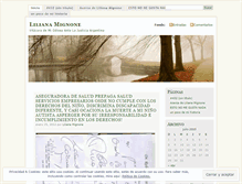 Tablet Screenshot of lilianamignone.wordpress.com