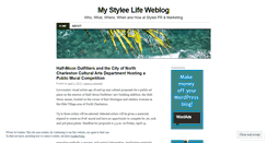 Desktop Screenshot of mystyleelife.wordpress.com