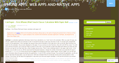 Desktop Screenshot of iphoneappx.wordpress.com