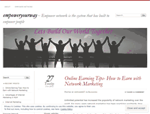 Tablet Screenshot of empoweryourway.wordpress.com
