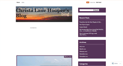 Desktop Screenshot of christalanehooper.wordpress.com