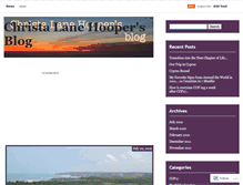 Tablet Screenshot of christalanehooper.wordpress.com