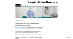 Desktop Screenshot of cirugiaplasticabarcelona.wordpress.com