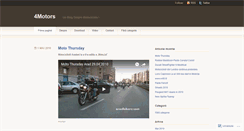 Desktop Screenshot of 4motor.wordpress.com