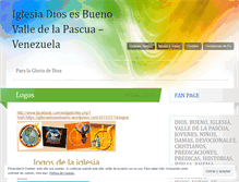 Tablet Screenshot of iglesiadiosesbueno.wordpress.com