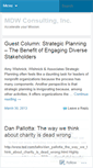 Mobile Screenshot of mdwconsulting.wordpress.com