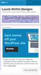 Mobile Screenshot of laurieshifrindesigns.wordpress.com