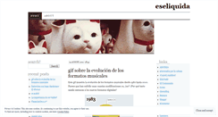 Desktop Screenshot of eseliquida.wordpress.com