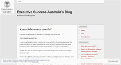 Desktop Screenshot of executivesuccessau.wordpress.com